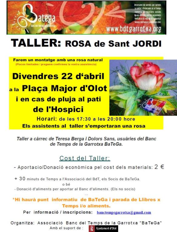 Taller Rosa Sant Jordi 2016