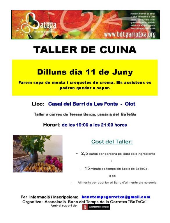 TALLER CUINA JUNY 18